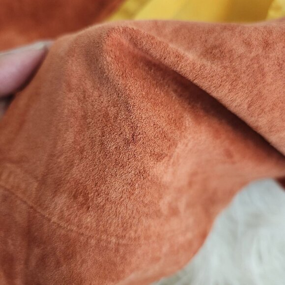 Gretchen Scott Leather Skirt‎ Women Sz Small Washable Suede Straight Pencil - Picture 13 of 15